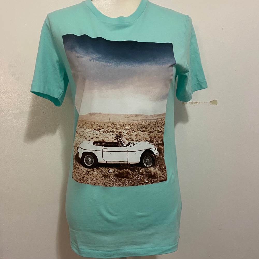 🌷 3/$20 Aeropostale Turquoise Convertible Shirt